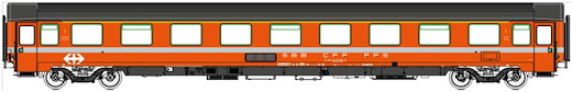 SBB Eurofima Am  1.Kl.  orange  Ep IV