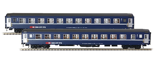 SBB RIC Bcm 2er Set  blau neuem Logo  Ep V