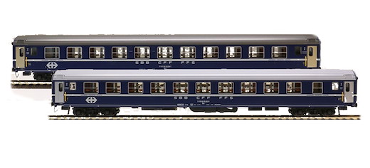 SBB Bcm, blau, weisse Linie, neues Logo, 11 Abteile