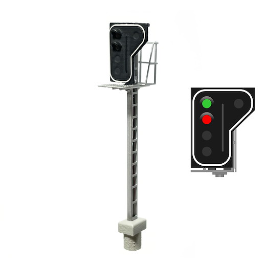 SNCB Signal 2 Lichter (Grün/Rot) - linke Seite