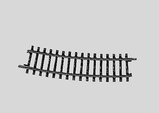 Gebogenes Gleis 15° Radius 2 - 424,6mm