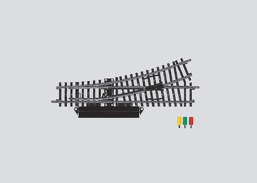 Märklin K-Gleis Weiche links Länge 168,9 mm
