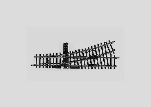 Märklin K-Gleis Weiche links Länge 168,9 mm