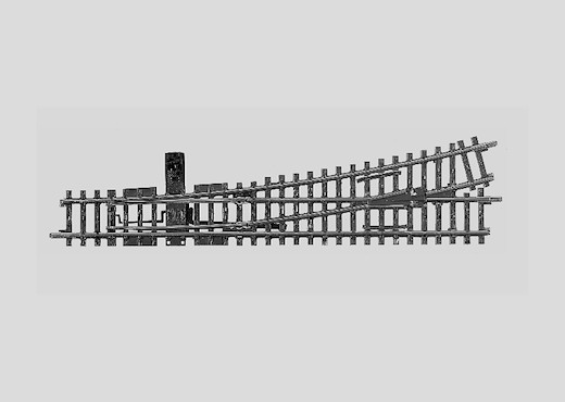 Märklin K-Gleis Weiche links Länge 225 mm / Radius 902,4 mm
