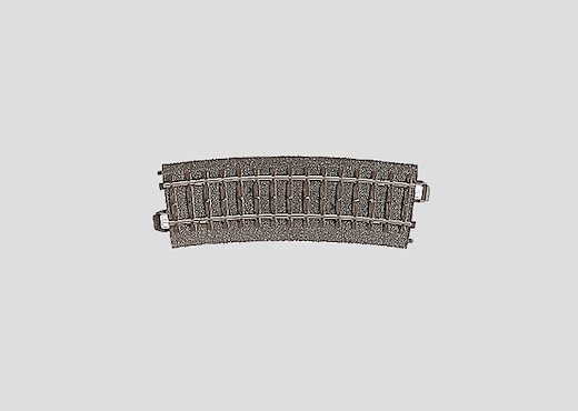 Gebogenes Gleis 15° Radius 2 - 437,5mm