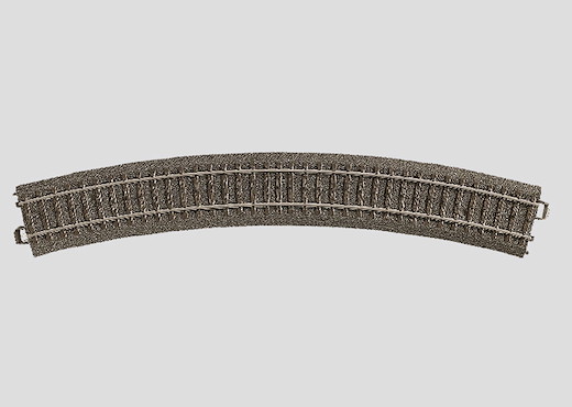 Gebogenes Gleis 30° Radius 3 - 515mm