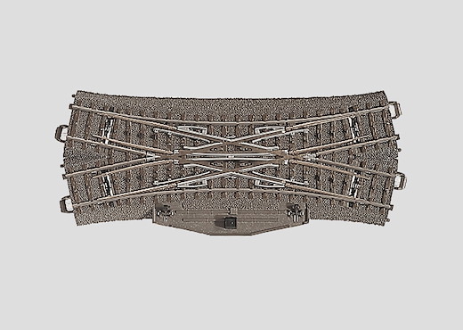 Märklin Doppelkreuzungsweiche Länge (DKW) 188,3 mm