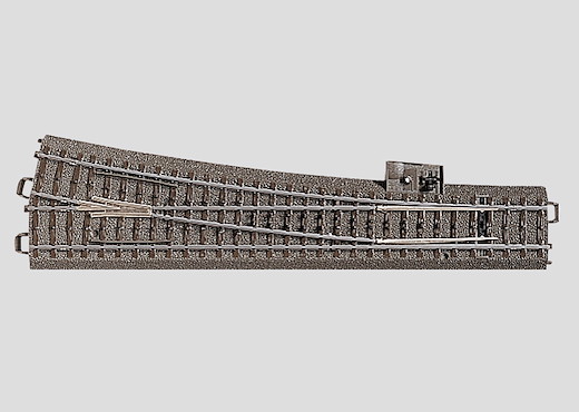 Märklin Schlanke Weiche rechts Länge 236,1 mm