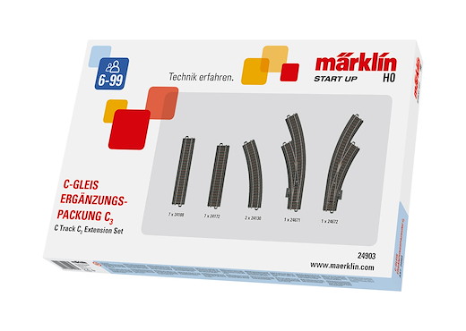 Märklin Start up - C-Gleis-Ergänzungspackung C3