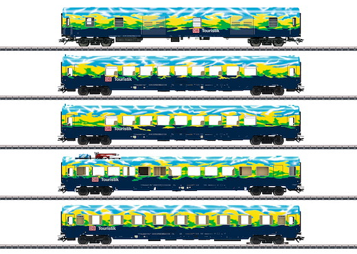 Personenwagen-Set „Touristikzug“ , DB