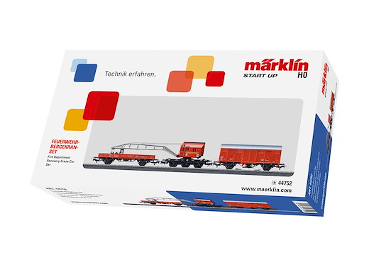 Märklin Start up - Feuerwehr-Bergekran-Set, DB
