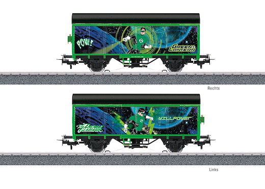 Märklin Start up - Gedeckter Güterwagen Green Lantern