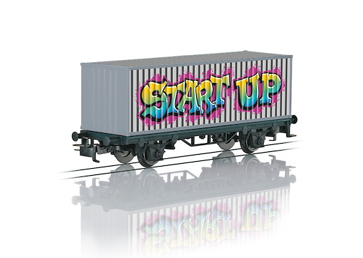 Märklin Start up - Containerwagen Graffiti