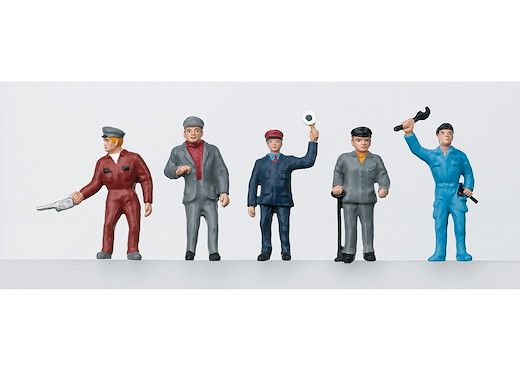 Figurengruppe "Bahnpersonal"