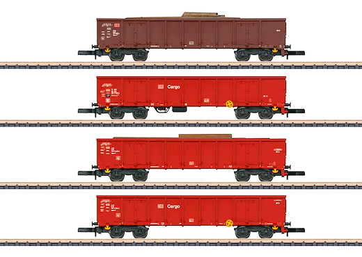 Hochbordwagen-Set Eanos, DB