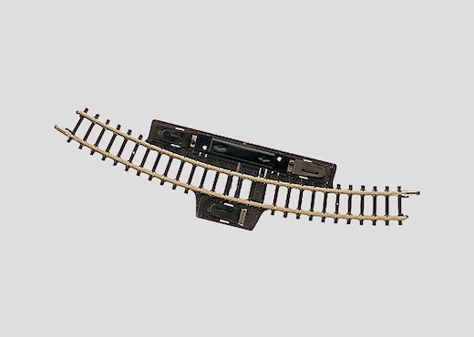 Märklin Schaltgleis gebogen Radius 195 mm