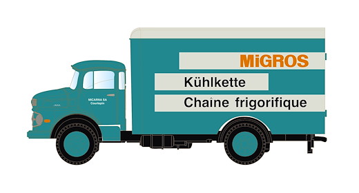 Mercedes Benz L322 Koffer MIGROS