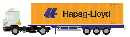 MAN F90 Container-Sattelzug Hapag-Lloyd