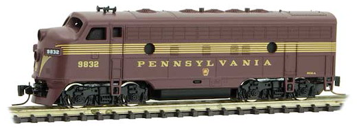 EMD F7A Loco PRR #9832