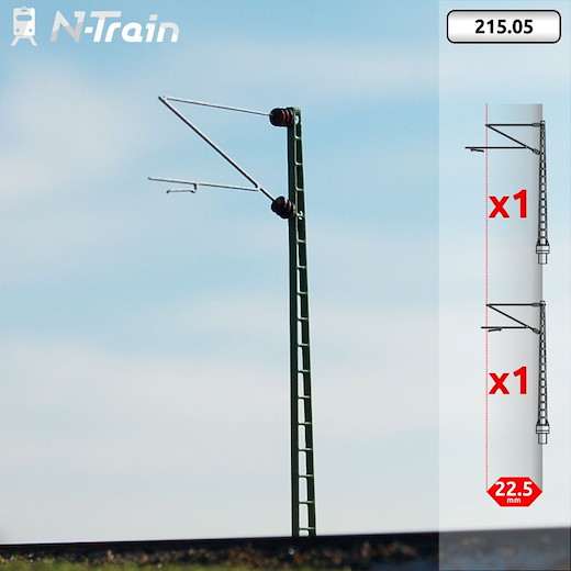 DB - Gittermasten mit Re160 Ausleger - M (2 St.)