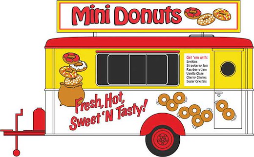 Mobile Trailer Mini Donut