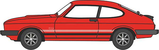 Ford Capri MK III red