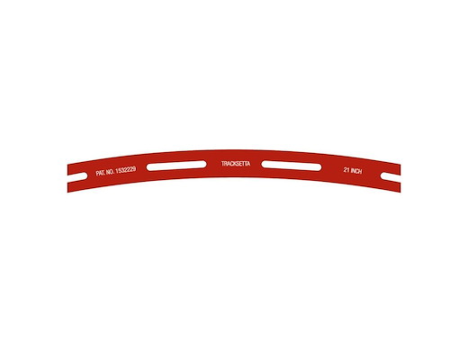 H0 Gleisbau-Schablone, R 533 mm
