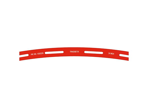 H0 Gleisbau-Schablone, R 610 mm