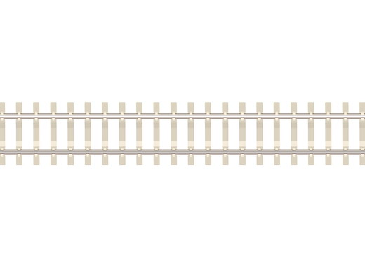 N Cd55 Flexgleis mit Betonschwelen