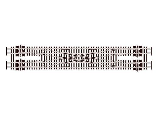 Code 55 10° Doppelte Gleisverbindung, R 511 mm