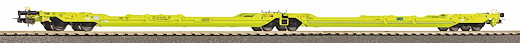 Taschenwagen T3000e GATX unbeladen, Privatbahn