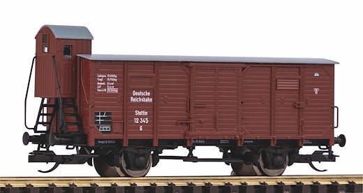 TT Gedeckter Güterwagen G02 DRG II mit Bremserhaus