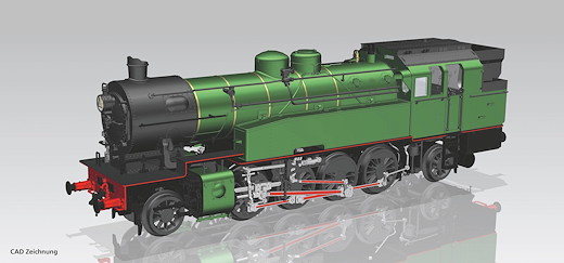 Dampflok Rh 97 SNCB III Wechselstromversion