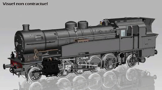 SNCF Dampflokomotive 141 TA, Ep. III, DC