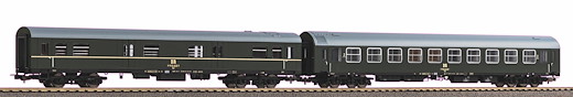 2er Set Personenwagen D 244 Brest Köln DR IV