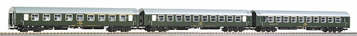 3er Set Personenwagen y-Wagen "Zapadni" CSD IV