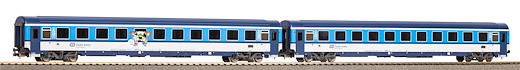 2er Set Personenwagen Eurofima 2. Klasse CD V
