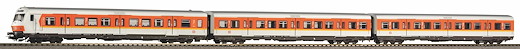 3er Set x-Wagen S-Bahn Nürnberg mit Steuerwagen DB IV