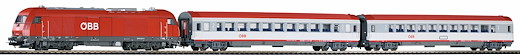 PIKO SmartControlwlan Set Personenzug Rh 2016 mit 2 Personenwagen ÖBB