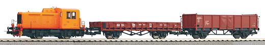 PIKO SmartControlwlan Set mit Bettungsgleis DR IV Güterzug mit TGK2