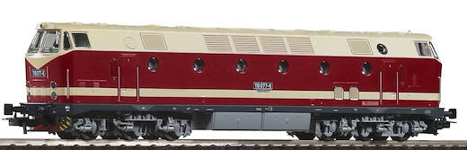 Diesellok BR 119 DR IV, Spitzenlicht oben, schwarzer Rahmen