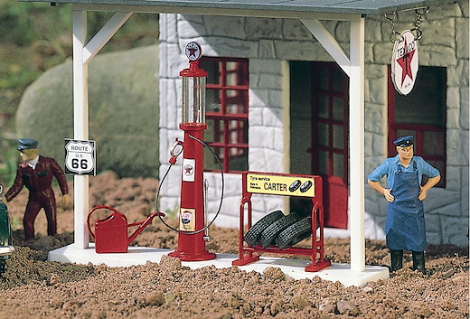G Fertigmodell Antike Zapfsäule "TEXACO"