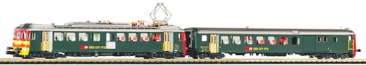 N-2er Set E-Triebwagen Rbe 4/4 Seetal SBB IV + BDt Steuerwagen