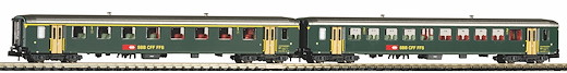 N-2er Set 2er Set EW I-Wagen 1. Klasse und 2. Klasse SBB IV