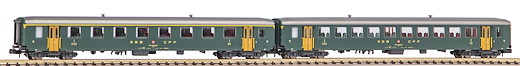 N 2er Set Personenwagen EW I 1. Klasse und 2. Klasse SBB IV