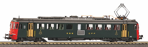 Sound-Triebwagen RBe 4/4 SBB IV Wechselstromversion, inkl. PIKO Sound-Decoder