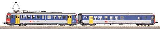 2er Set Rbe 4/4 NPZ SBB IV Triebwagen + Steuerwagen