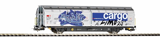 SBB Schiebwandwagen Habillns mit neuen Graffitis. Ep. VI