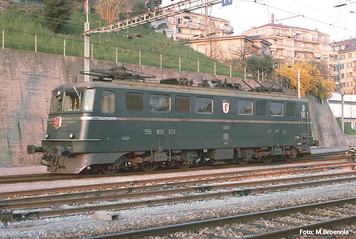 SBB Kantonslok Ae 6/6 11409 BASELLAND grün, Ep. IV, DCS