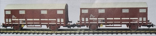 SNCF 2 gedeckte Güterwagen Ghs 69.9, Ep. IV/V